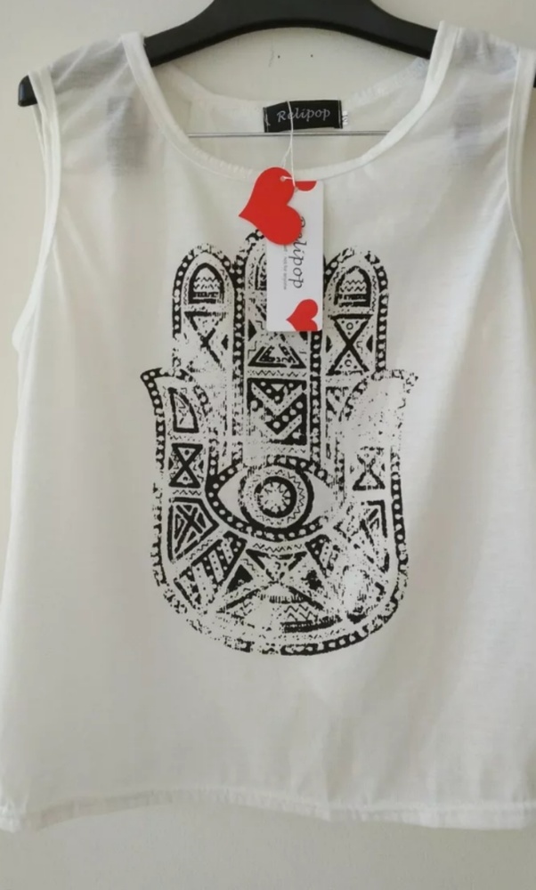 Relipop NWT Tank Top Cascading  Loose  Back